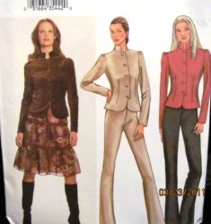 3580 FIT JACKET, FLARE TIER SKIRT, STRETCH PANTS PATTERN 6-22
